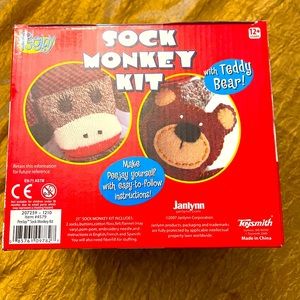 Sock Monkey Kit, Never opened